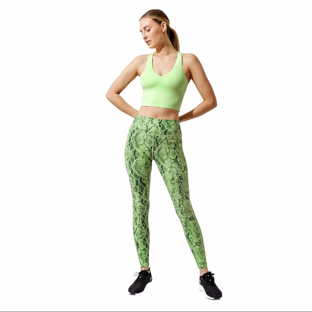 NWT Alo Yoga Snakeskin Vapor Leggings XS